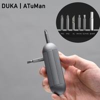 DUKA ATuMan Xmini Pocket Screwdriver Kit 179g Mini Manual Repair Tools Alloy Bits Straight T-Shaped Handle Multi-Tool