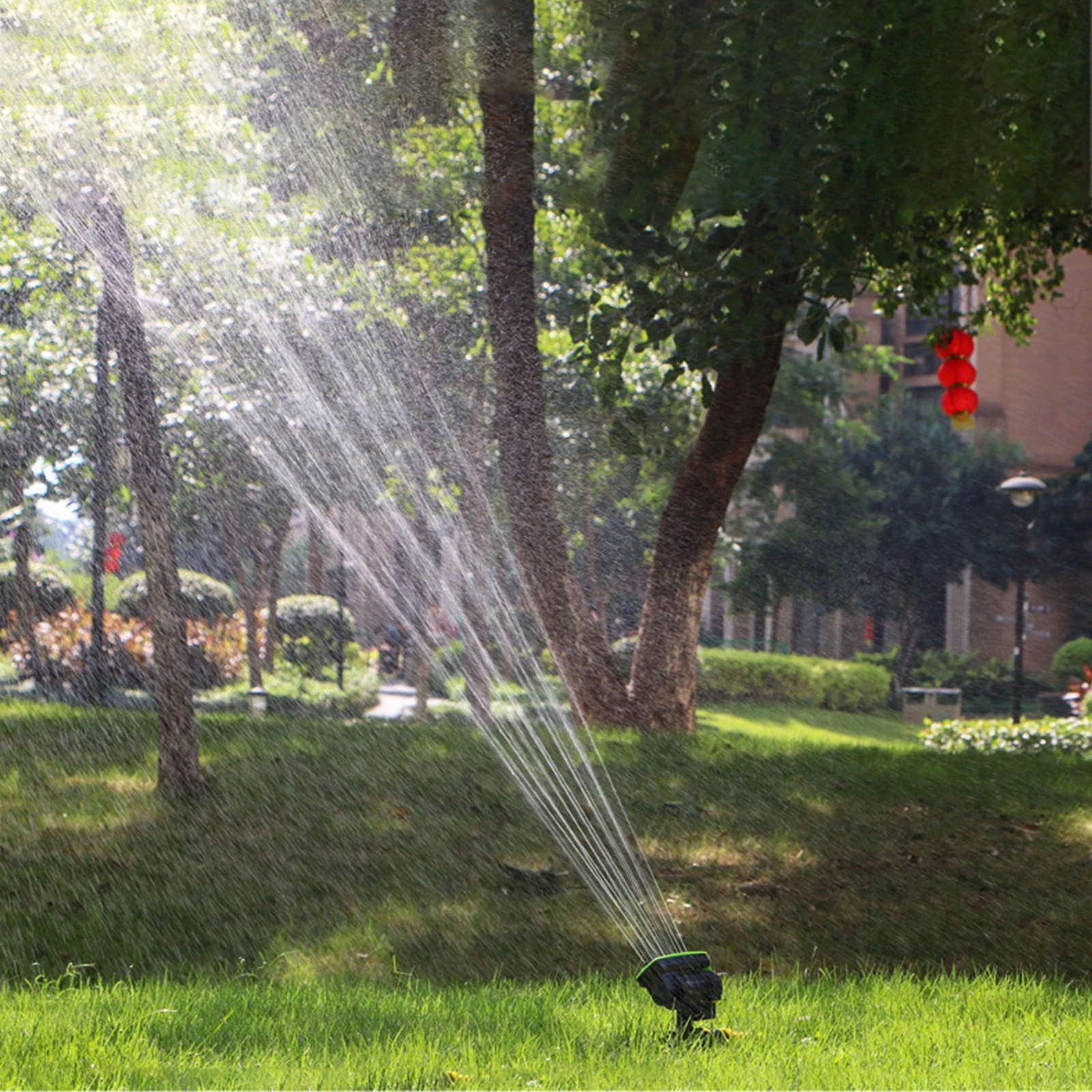 Garden Sprinkler Automatic 180° Rotating Adjustable Large Coverage Lawn Sprinkler Irrigation System Flower and Vegetable Waterin