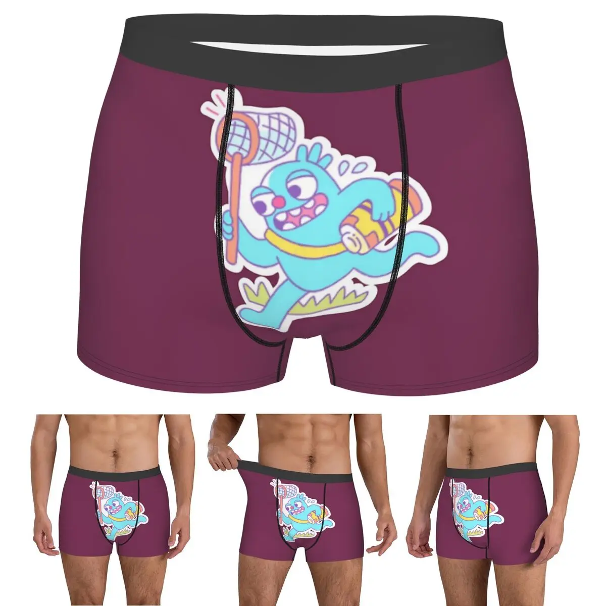 

Boxer Underpants Shorts Bugsnax Fan Art (2) Panties Male Ventilate Underwear for Homme Man Boyfriend Gift