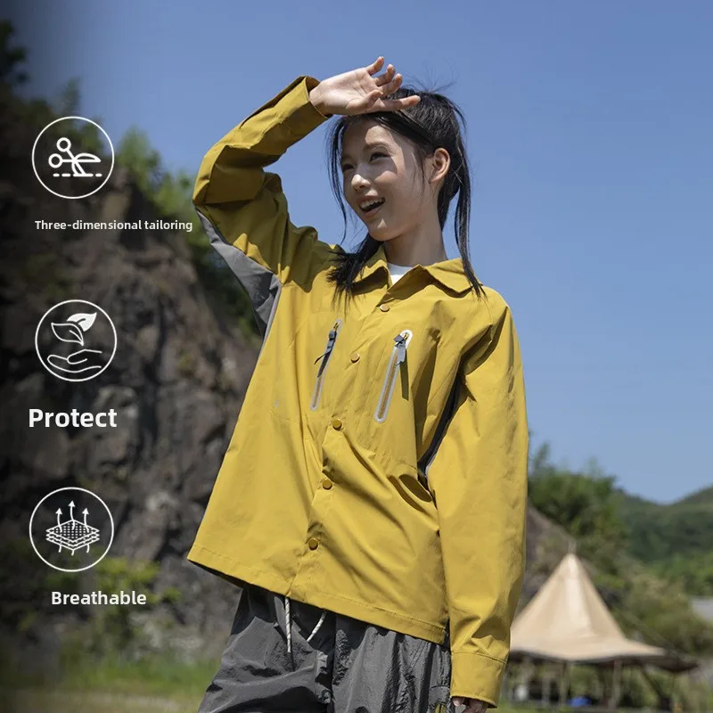 

Уличный длинный све irt, мужской универсальный водонепроницаемый износостойкий спортивный цветной крови, модный джатовый воротник для пар