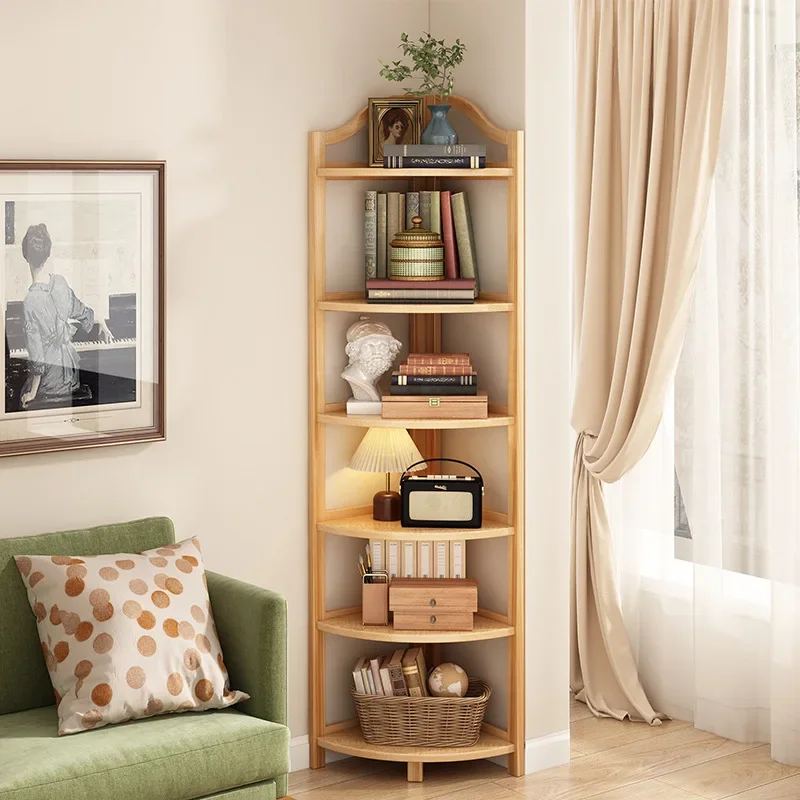 Corner Cabinet Triangle Corner Cabinet Indoor Shelf Shelf Living Room Floor Locker Modern Simple Storage Rack