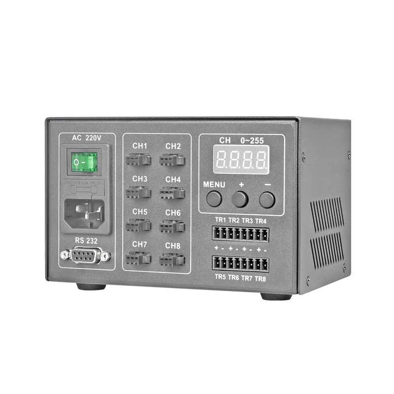 

8 channel digital controller Machine vision LED light source dimmer 120W