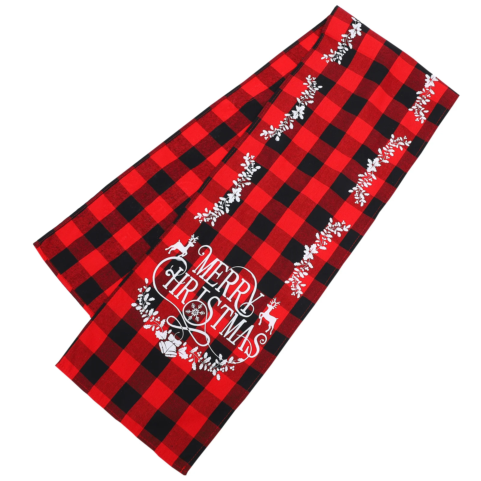 

1Pcs Plaid Tablecloth Xmas Themed Tablecloth Christmas Table Decor for Home Holiday Party Festival Decoration Table Runner