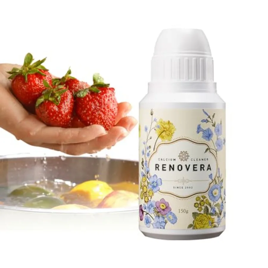 

Fruit Vegetable Wash for Home Use Calcium-Based Colorless Gentle Single-Ingredient Formula Removes Residues and Keeps Produce F