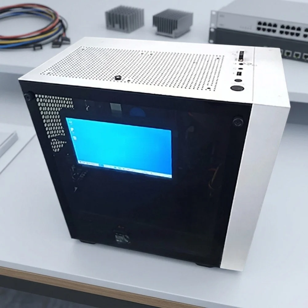 Aluminum Body Inch Secondary Monitor 1024x600 IPS Display USB Powered and Play for Workstation and Factory Use