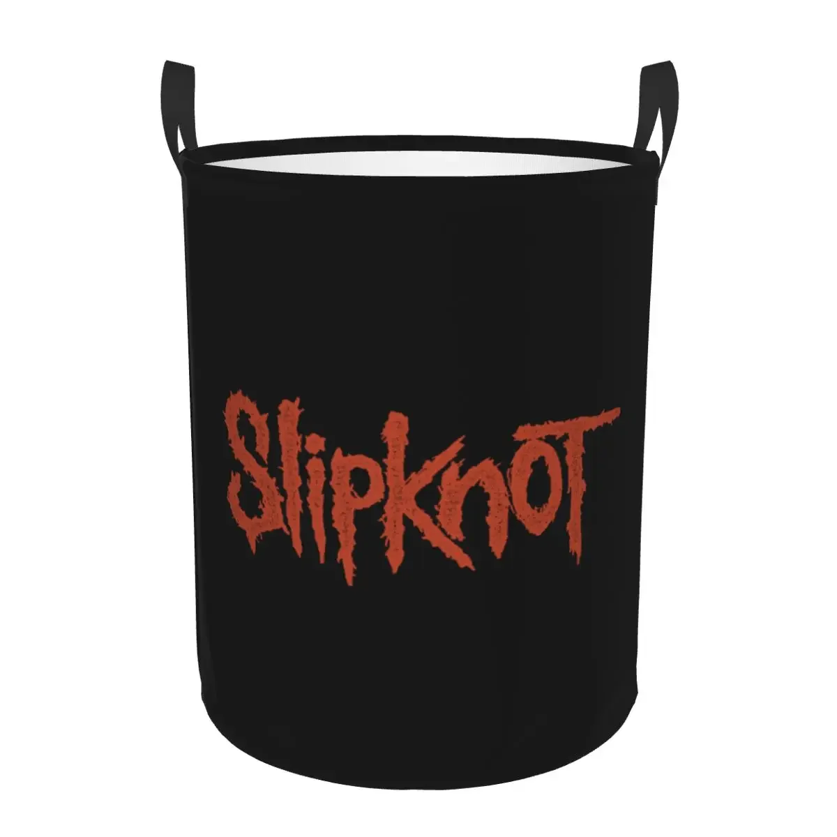 

Корзина для белья Rock Roll Band Slipknots, большая корзина для хранения одежды, тяжелый металлический органайзер для музических игрушек для детей