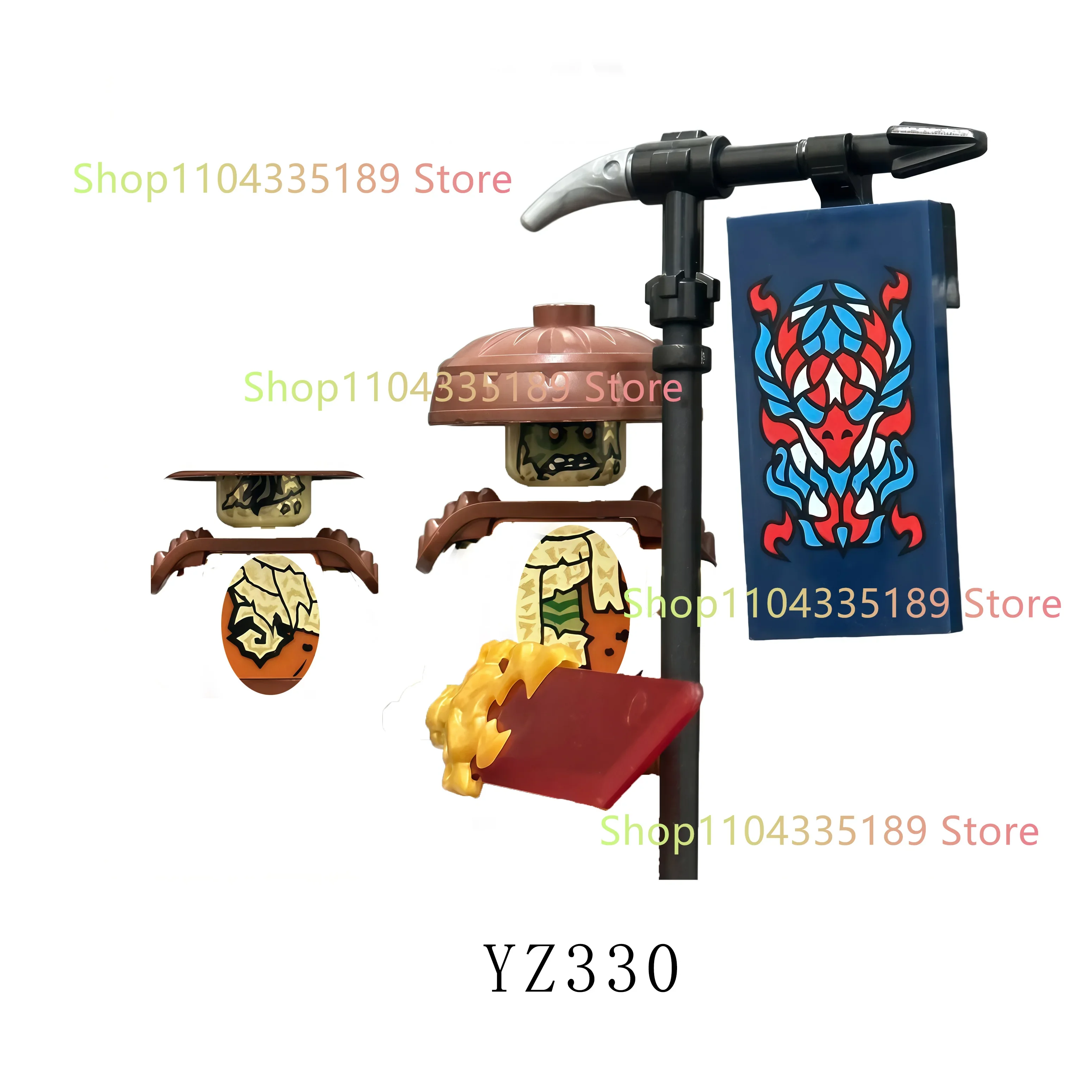 أنيمي الكرتون التلفزيون لعبة النينجا التنين ارتفاع تير جاي نوكت روكس مورو أرقام ووريورز لويد أرين نيا اللبنات الطوب اللعب