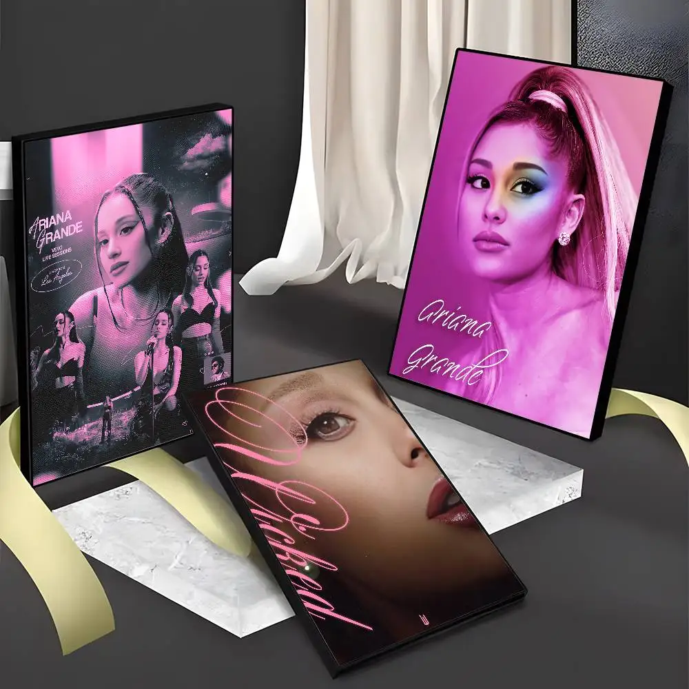 Singer A-Ariana G-Grande Poster Room Wall Art Painting Sticker For Home Decoration Bedroom Bar Picture Decor