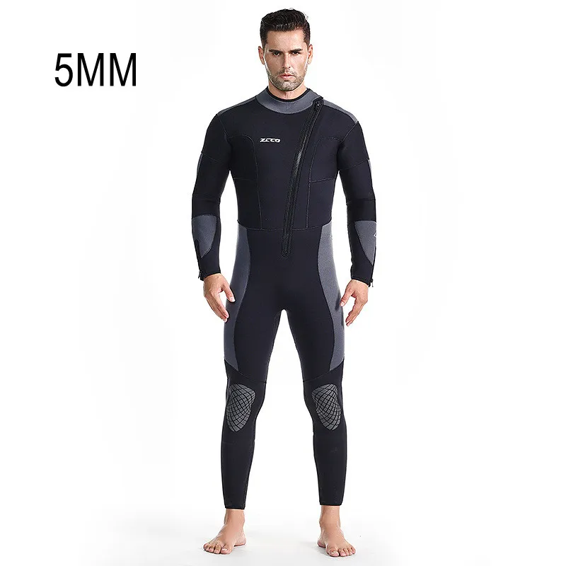 5MM Neoprene Full Body Keep Warm UnderWater Hunting Spearfishing Swim Diving Suit Scuba Kayaking Snorkeling Drifting WetSuit