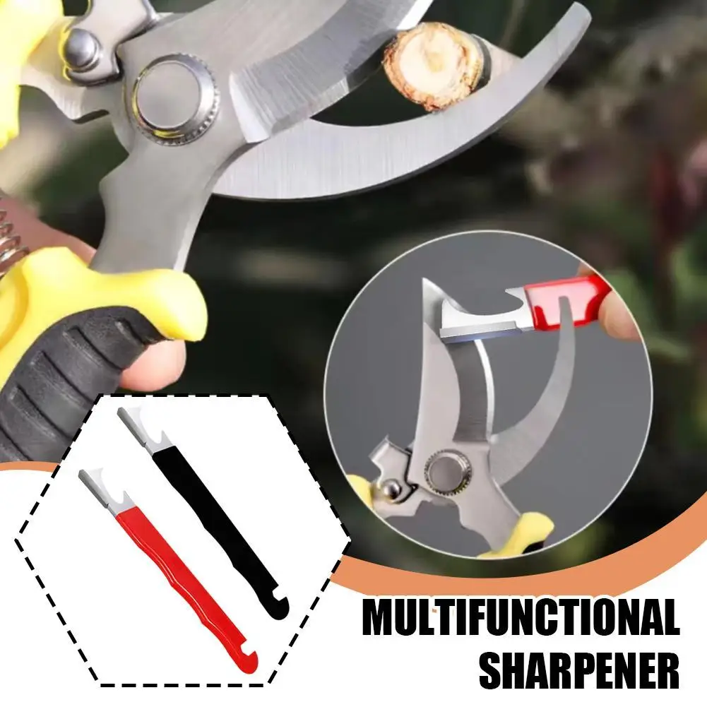 Multi-functional Knife Sharpener Alloy Steel Fast Sharpener Portable Sharpener Stone Garden Peeler Knife Sharpener