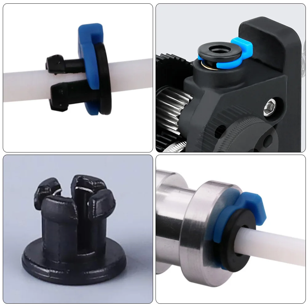 1 set 3D Printer Accessories Collet Clip Hotend Extruder Tube Clamp Coupling Plastic Fast Connection Wear Resistant Easy