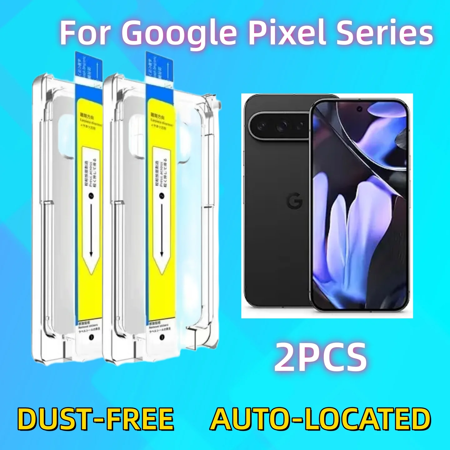 

Защитная пленка для экрана Google Pixel 10A, 10, 9XL, 9, 8a, 8, 8, 6a, 7, 7a Pro 5G, 2 шт., из закаленного стекла, с легкой установкой и комплектом для удаления пыли