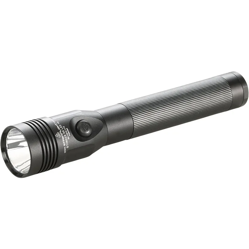 

Streamlight 75458 Stinger DS LED HL 800-Lumen Rechargeable Dual Switch Flashlight with 120-Volt AC/12-Volt DC Smart Charge