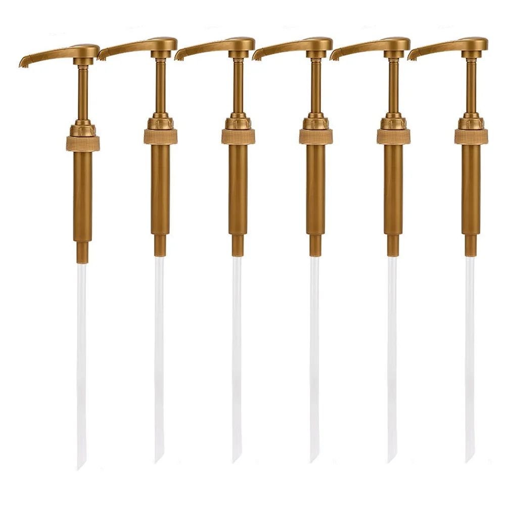 

Versatile Kitchen Dispenser Bar Tool Press Type Dispenser Color As Shown Syrup Pump Head Quantitative 10ml Output