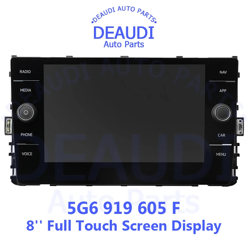 

8 inch Touch Screen Glass MIB Display Assembly For VW Golf 7 Passat B8 Tiguan MK2 Car Radio Multi Media 5G6919605F 5G6 919 605 F