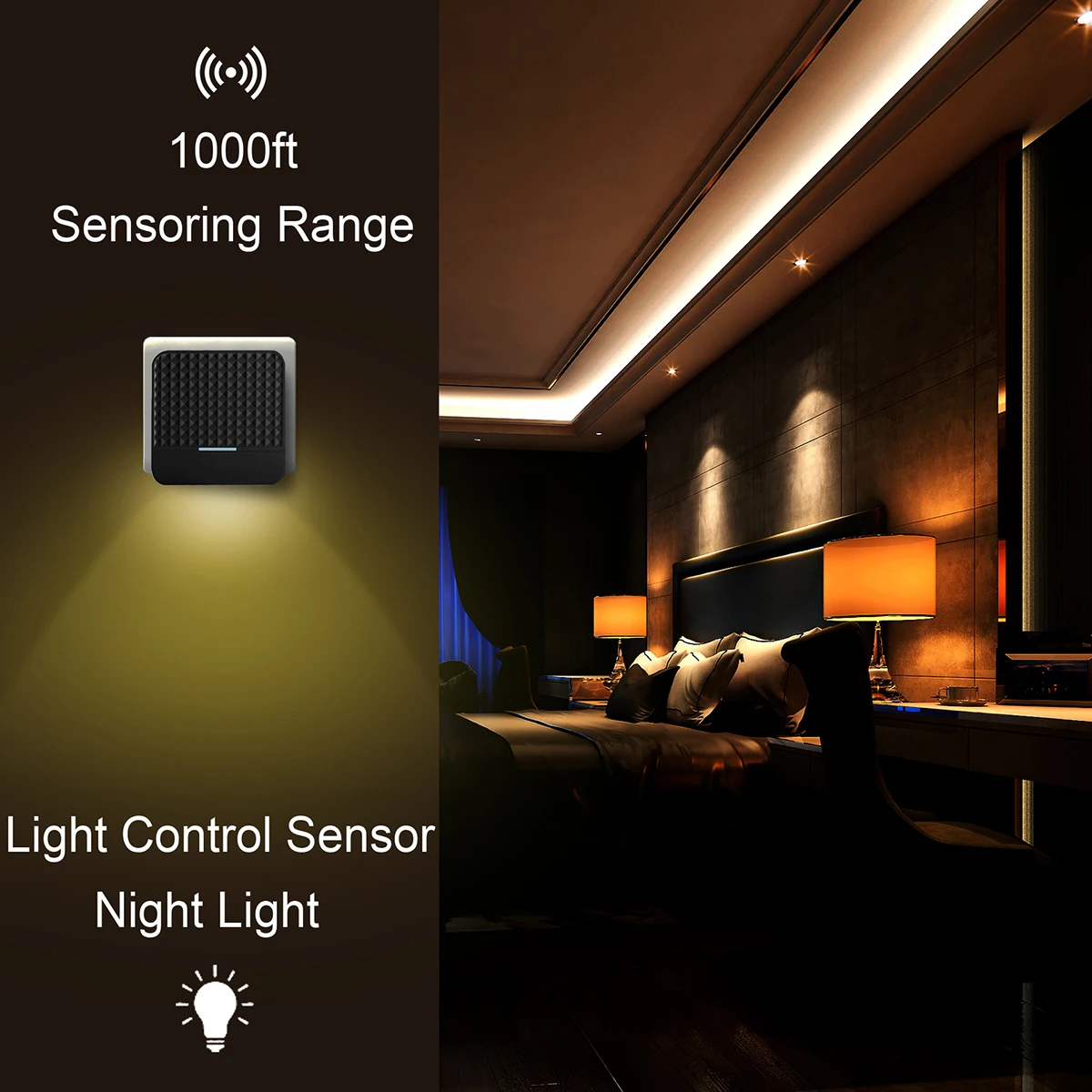 

Smart Doorbell 1 Transmitter 1 Receiver Waterproof Wireless EU Plug 300m Range Stereo Speaker 52 Chimes Door Bell Home