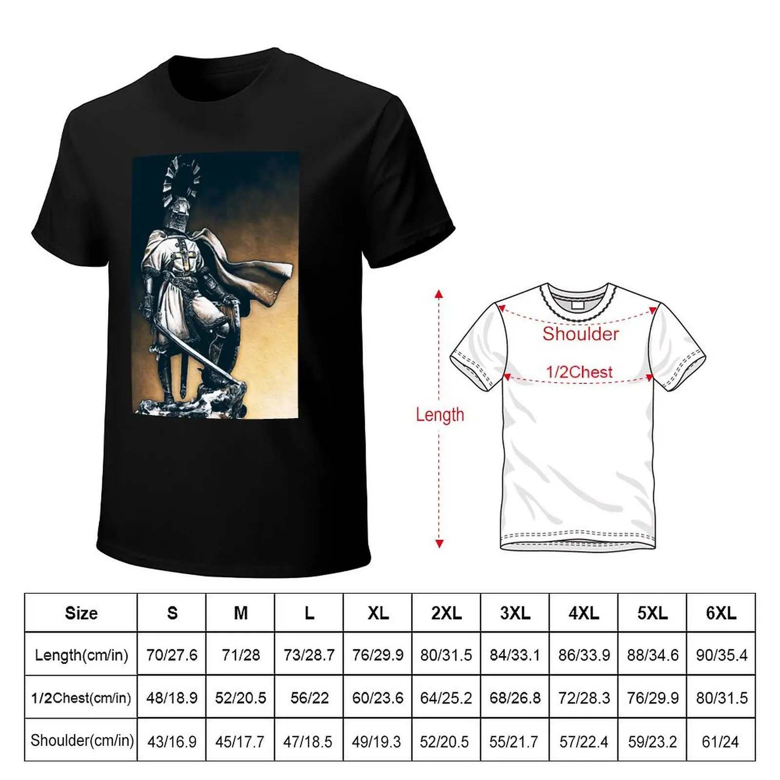 Teutonic Knight T-Shirt Short sleeve tee aesthetic clothes basketball graphic tees vintage t shirts t shirt for men