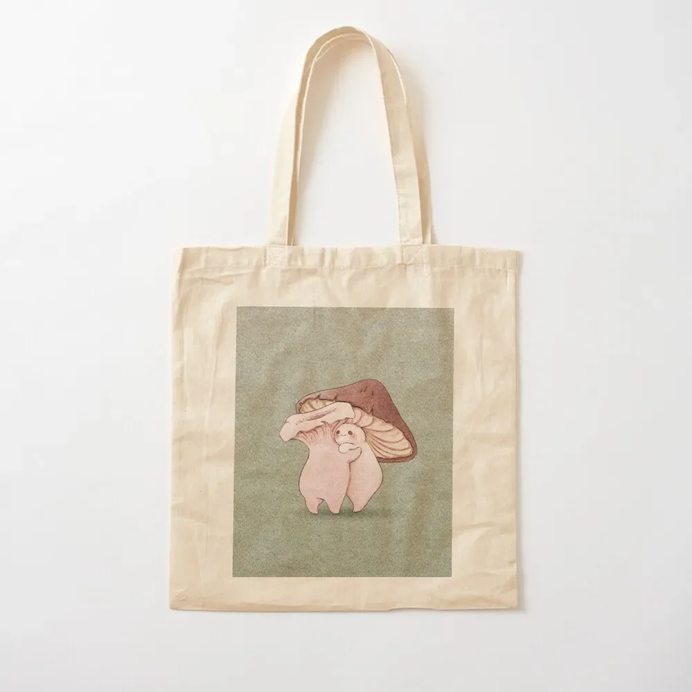 

Friendly mushroom hug Tote Bag supermarket folding bag eco pack free delivery bags Tote Bag