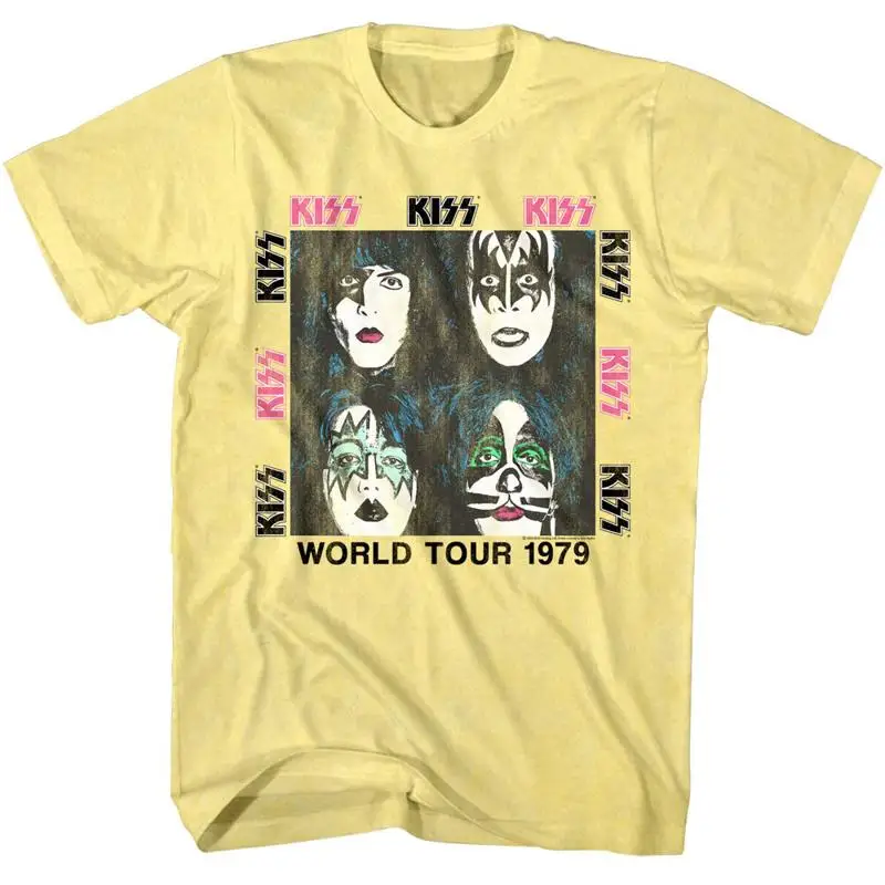 Kiss Dynasty World Tour 1979 camiseta para hombre