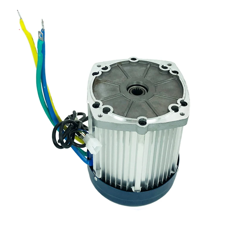 60V 72V high power square four holes 16 teeth DC motor 1200w-3000w brushless motor electric tricycle