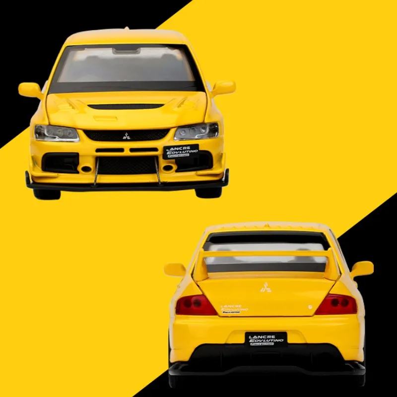 1:32 ميتسوبيشي لانسر Evo X 9 سبيكة مقياس سيارة نموذج دييكاست لعبة معدنية مركبة مصغرة سيارة الصوت ضوء ألعاب أطفال سيارة هدية