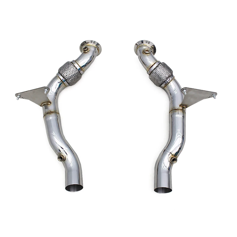 

Exhaust Downpipe Pipes for Ferrari 488 3.9T V8 2015-2019 Stainless Steel Free Flow Pipe Car Exhaust System