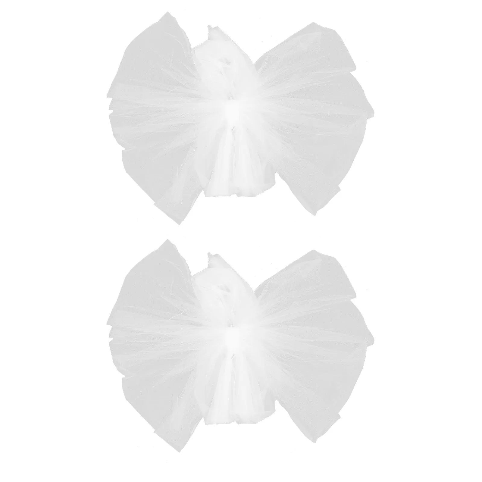 

Пара длинных съемных рукавов-накидок из фатина для невесты, свадебные аксессуары для платья