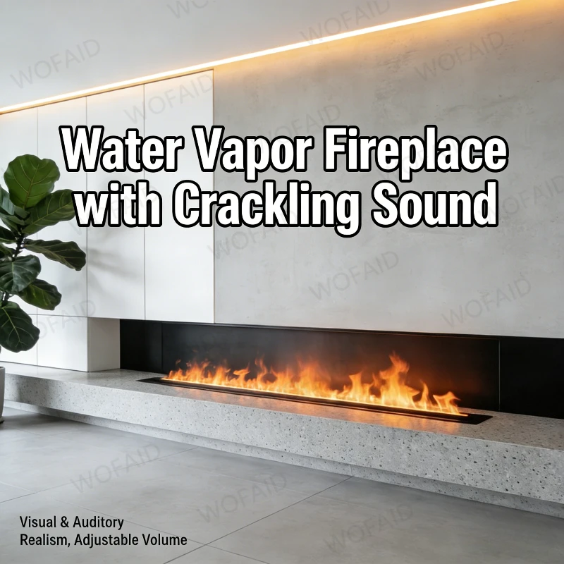 

3d Steam Fireplace DIY Recessed Fireplace Kit – Easy Drop-In Design, Perfect for Home Renovations,gold Mist Fireplace 3d Flame