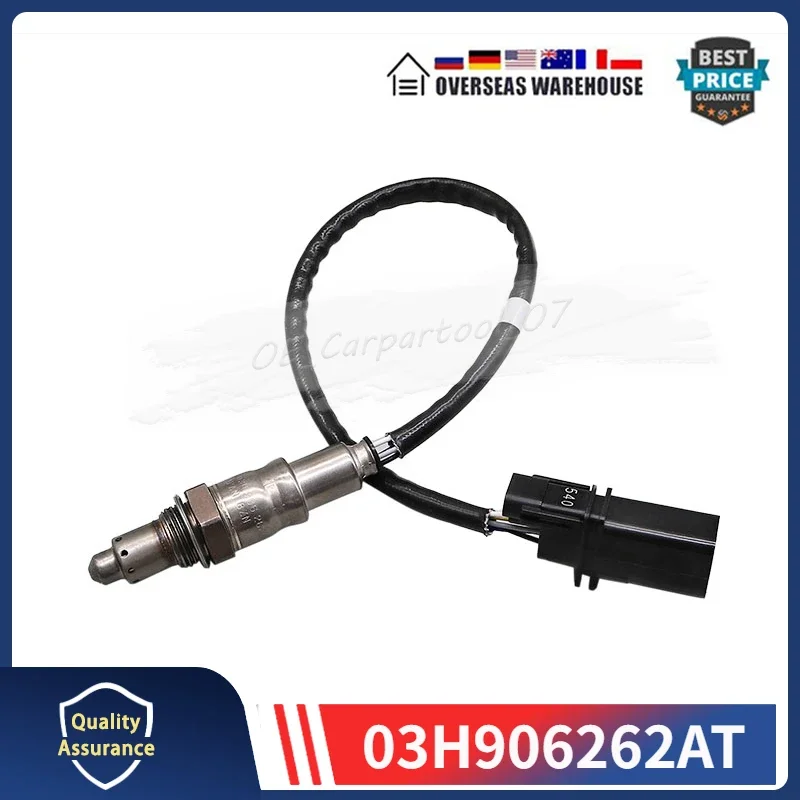 1Pcs Oxygen Sensor 5 Wire 03H906262AT For VW Teramont 330TSI 380TSI 530 V6 2017-2018 CUGA DDKA Lambda O2 SENSOR 03H 906 262 AT