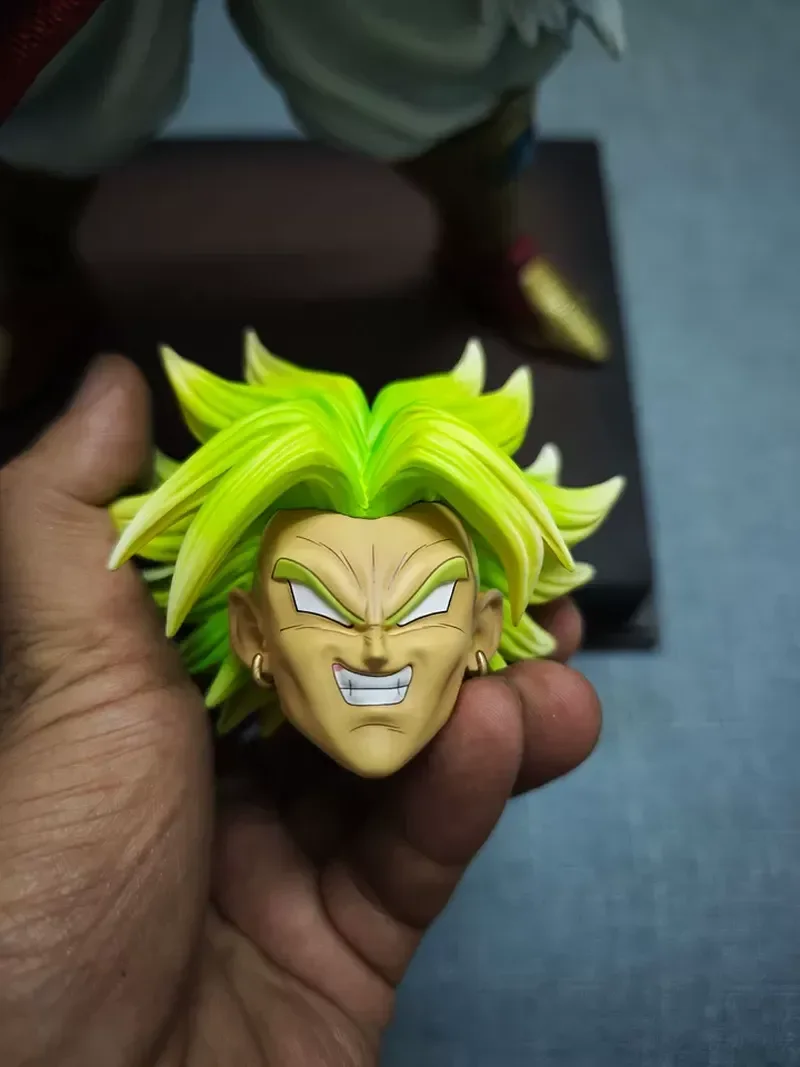 50CM  Dragon Ball Breaking Circle Broly Figure JT Statue Brother Super Saiyan GK Statue Model Ornament Boy Gift view 6