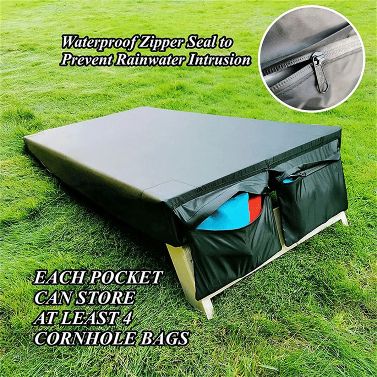 ABJZ чехол для мешка с песком, чехол для игровой доски с мешком с песком и сумкой для хранения, чехол для игровой доски, подходит для доски 2x4 фута