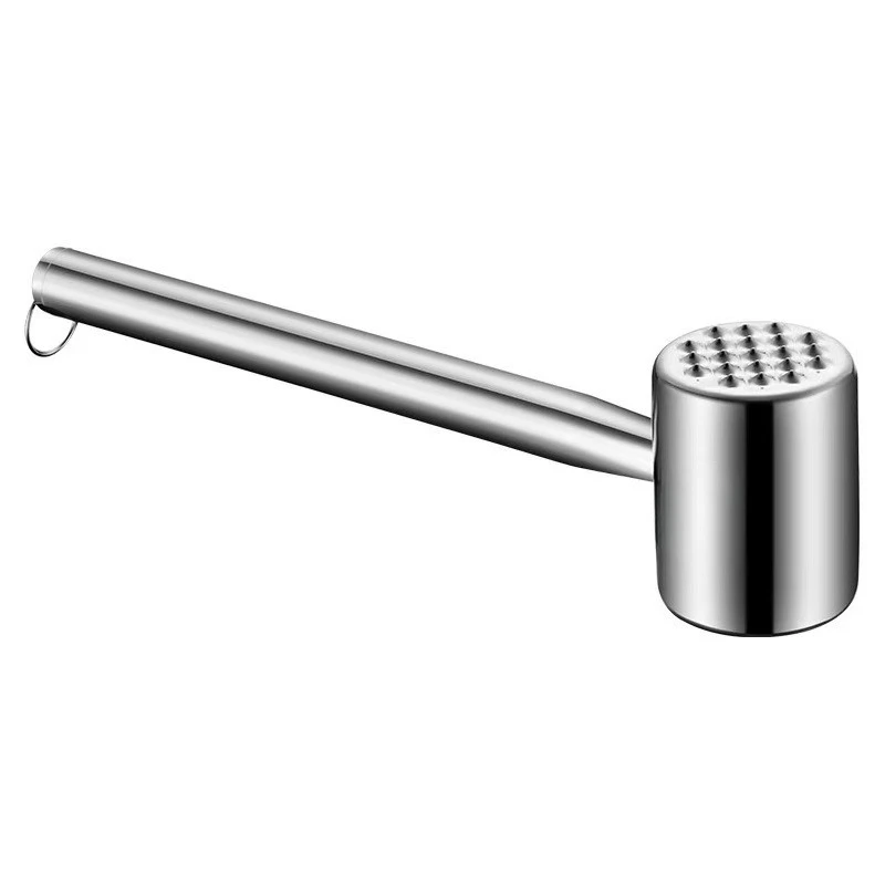 Meat Tenderizer Mallet,Meat Hamme,304 Stainless Steel,Kitchen Meat Mallet, Hammer Extended Handle for Steak Beef Chicken Pork