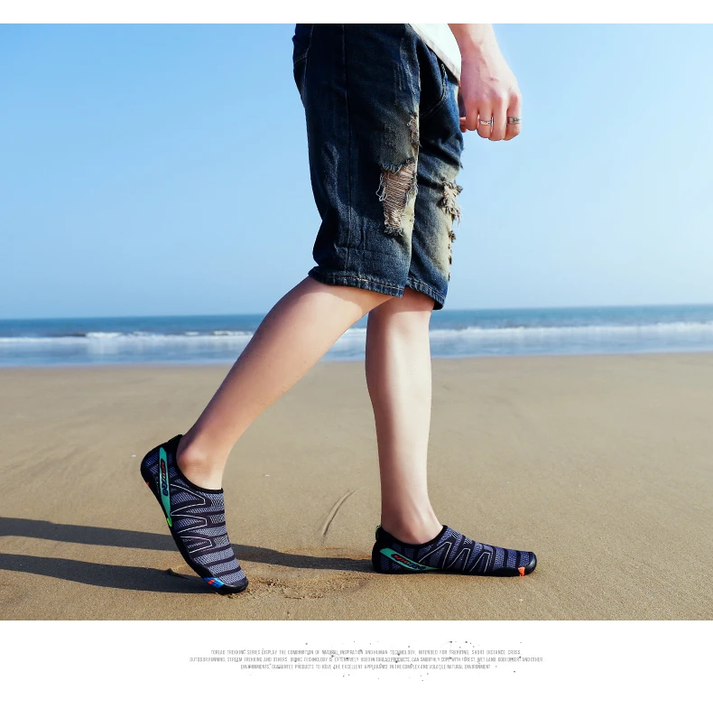 Männer Wasser Schwimmen Schuhe Frauen Turnschuhe Barfuß Strand Sandalen Upstream Aqua Schuhe Schnell Trocknend Fluss Meer Tauchen Surfen Meer – Detail 5