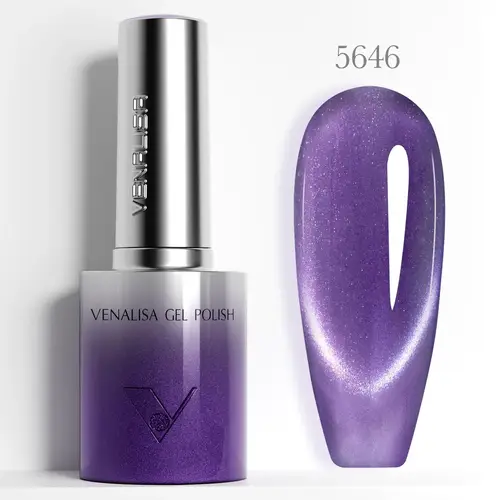 1pc Venalisa 10ml Nail Gel Polish Round Brush HEMA FREE TPO FREE Soak Off Sparkle Cat Eye Gel Lacquer Soft Texture Gel Varnish - Image 22