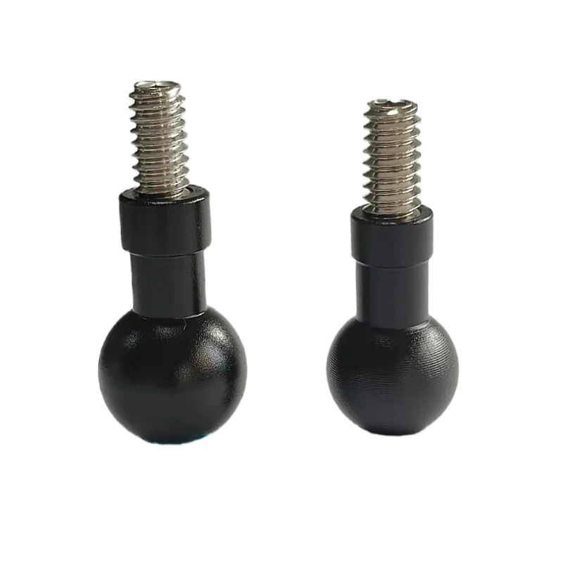 1pcs Action Camera Aluminum 13/17/20/25mm Ball Head Stainless Steel Screw Motorcycle Car Mobile Phone Holder Connecting Rod
