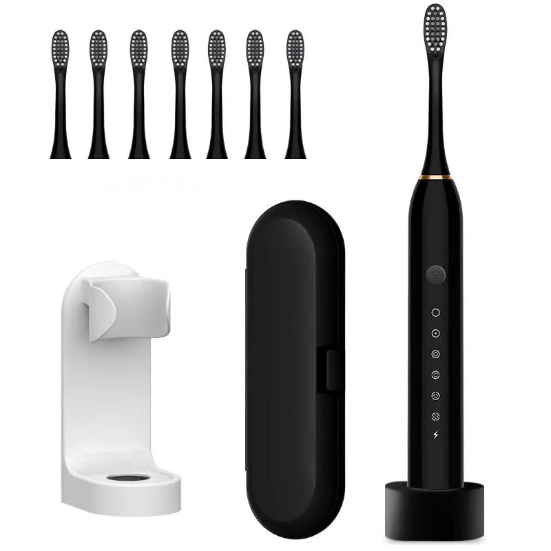 

Sonic Electric Toothbrush Rechargeable for Adults Children Smart Ultra Sonic Electronic Tooth Brushes with 4/8 Replacement Head