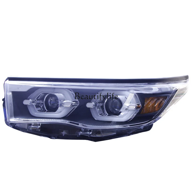 Headlight Assembly Modified Led Angel Eye Daytime Running Lamp Lens Xenon Headlight