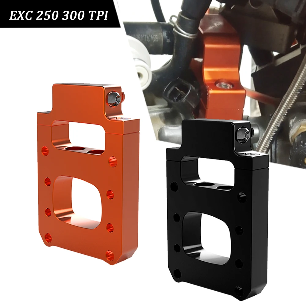 

Motorcycle Accessories TPI Fuel Injector Relocation Block Kit For 150 250 300 EXC XC XCW TPI Six Days 2018-2023 2020 2021 2022