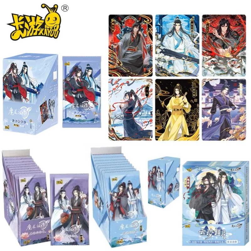 

Оригинальная коллекция карт KAYOU Mo Dao Zu Shi — глава пьяной мечты с Lan Wangji и Wei Wuxian Founders of Diabolism