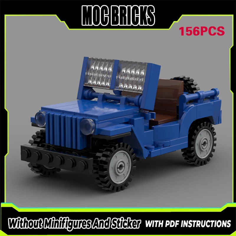 

City Car Model MOC Building Bricks Hardcore Off-Road Vehicle Modular Technology Gifts Holiday Assemble Children Toys Suit