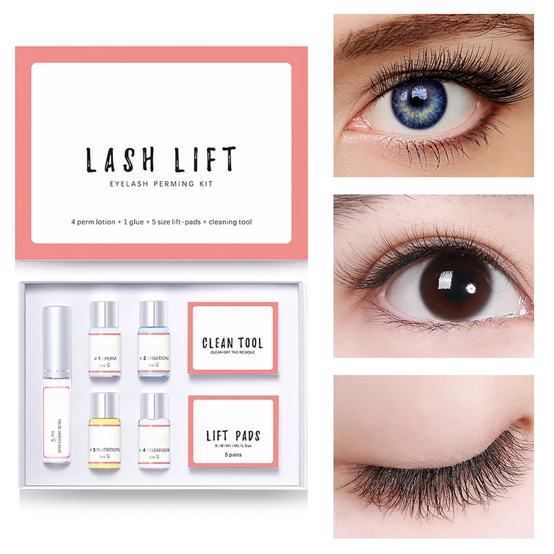 Nieuwe Lash Lift Kit Langdurige Wimper Tillen Perming Lotion Fixatie Lijm Curly Lasher Schoonheidssalon Home Use Pro Kit