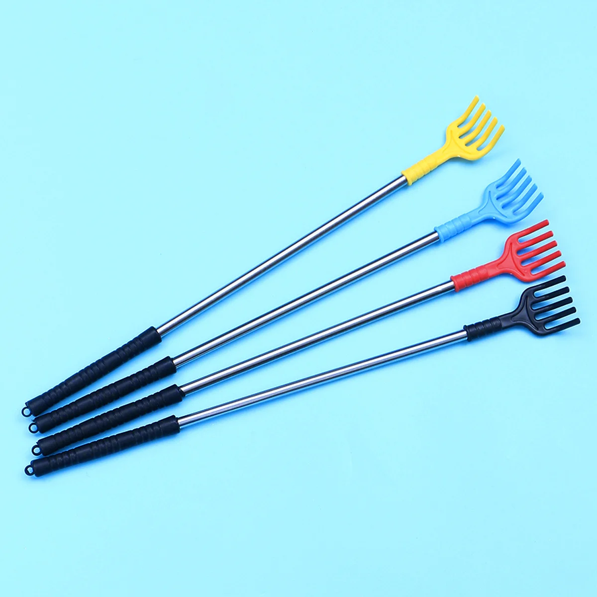 2 قطعة من أداة تدليك الجسم المعدنية لتخفيف الحكة عصا الخدش المحمولة لتهدئة وتدليك فعال