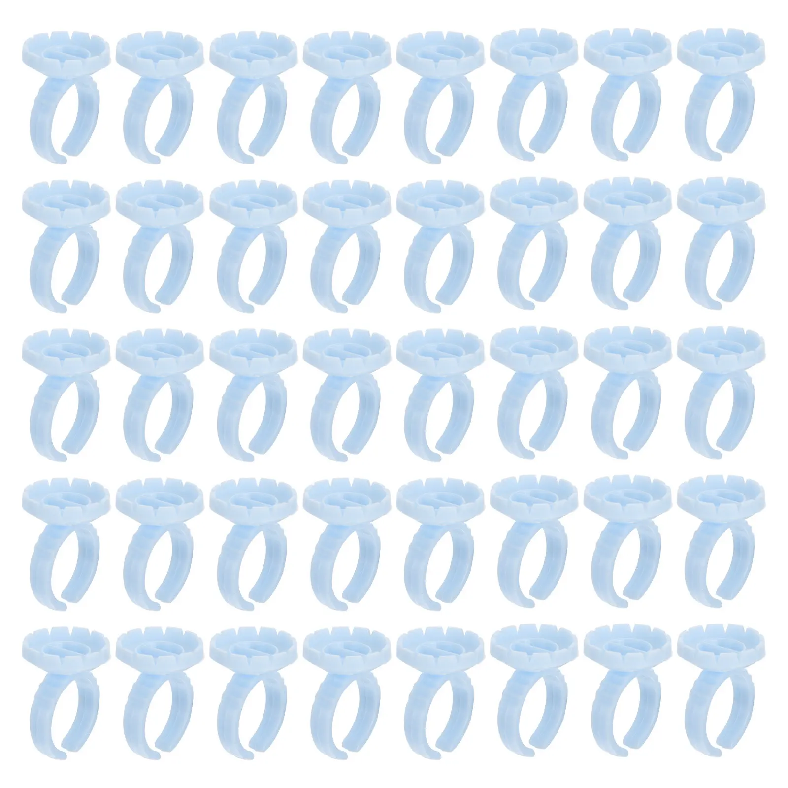 

200 шт. колпачков для клея для наращивания ресниц, держатели-кольца для объемного наращивания ресниц, органайзер для хранения профессиональных инструментов для набора для наращивания ресниц