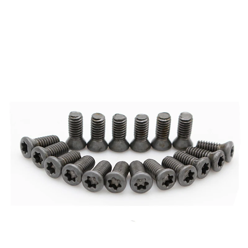 100pcs/lot High strength bolt SCM435 Knife rod screw 12.9 Torx screw CNC milling blade cutter head screw black M1.8/M2/M2.2-M6