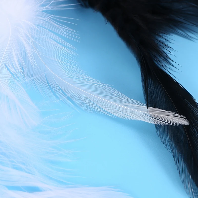 

Handmade Yin Yang Dream Catcher Circular Net With Feathers Beads For Wall Car Hanging Decoration Ornament Craft Gift, Black And