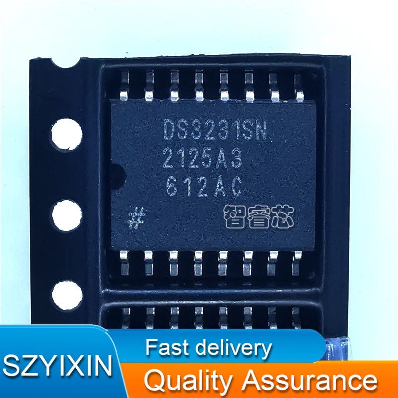 5Pcs/Lot New Original DS3231SN DS3231N M real-time clock module chip IC New Original Import SOP16  In Stock