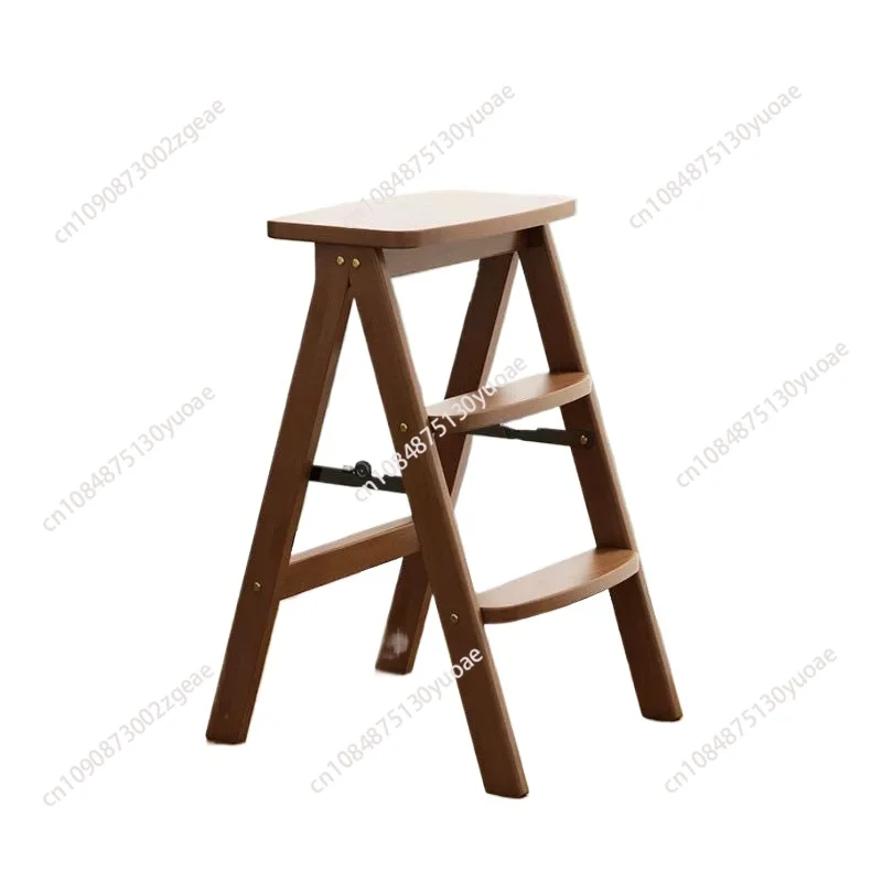 

Household multi-functional three-step ladder collection dual-purpose ladder folding stool human ladder portable chair