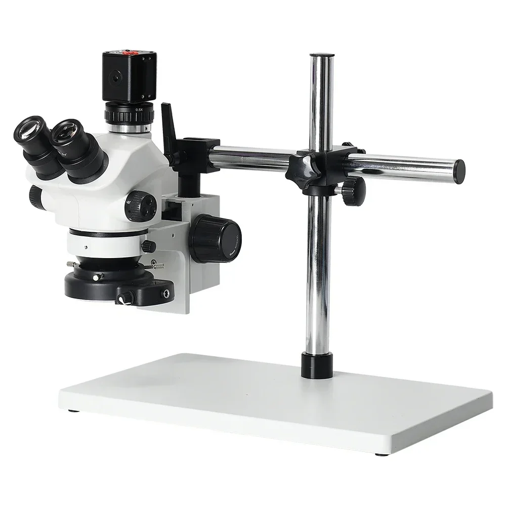 

Real photo 24MP 1080P HD-MI Video Camera 3.5X-100X Continuous Zoom Stereo Trinocular Microscope for mobile repair