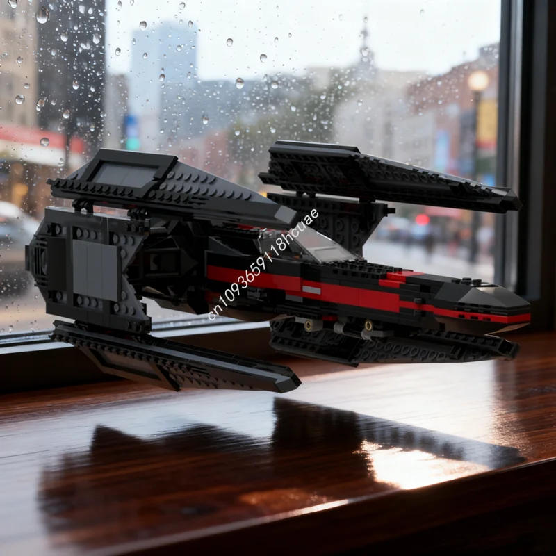 

668pcs MOC Star Battle FO R Tie Wing Model Building Blocks Construction DIY Creative Education Christmas Gift Idea Toys Brick