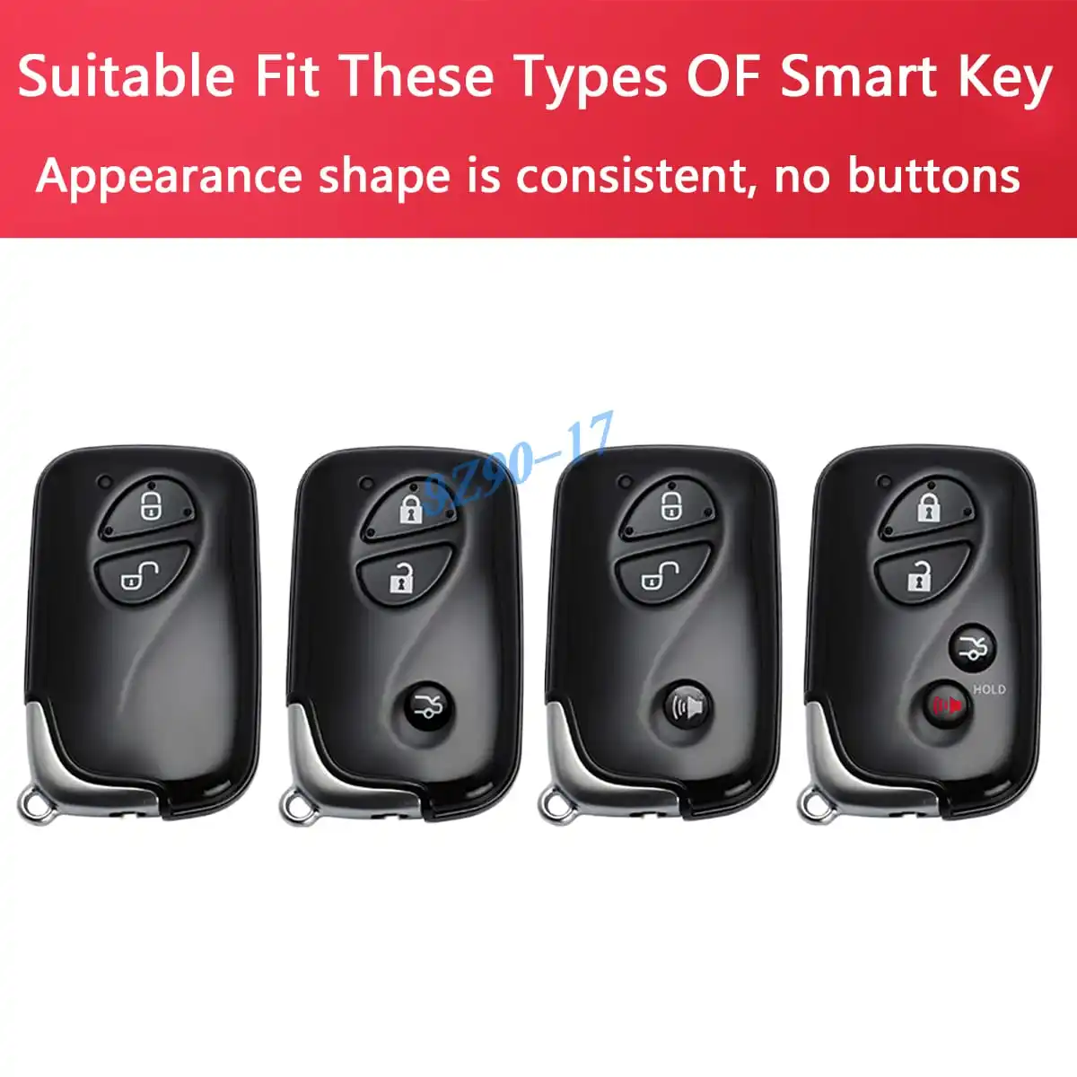 ABS Carbon Fiber Car Smart Key Cover Case Keychain For Lexus IS ES LS GS RX GX LX CT HS 200 250 300 300h 350 350h 450